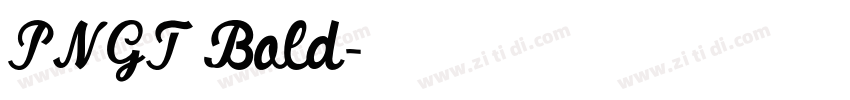 PNGT Bold字体转换